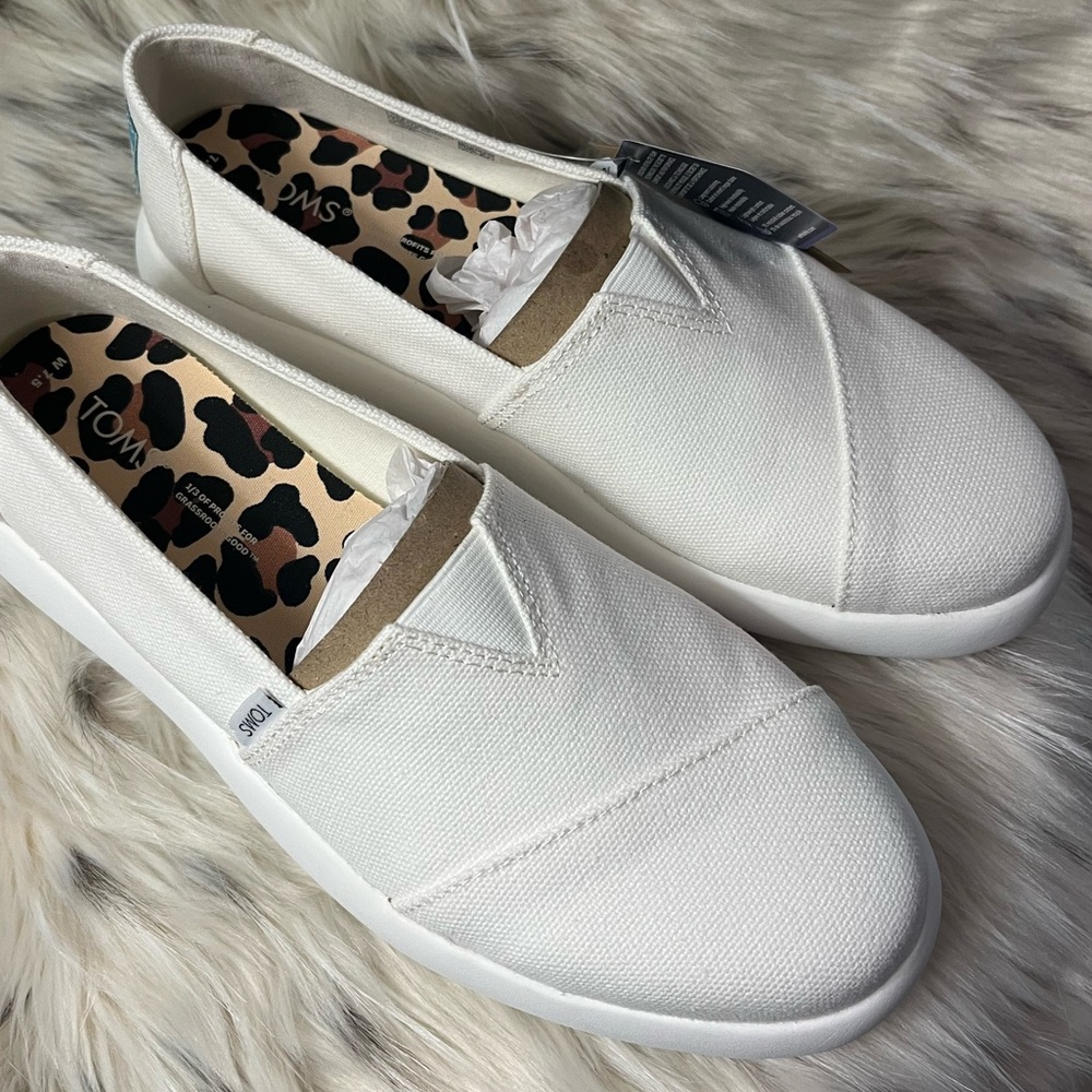 Toms Alpargata Mallow White Canvas Shoes